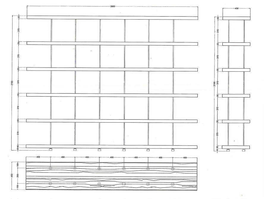 Стеллаж  Riva 1920 Piano Design Bookshelf - фото-2 | interior market