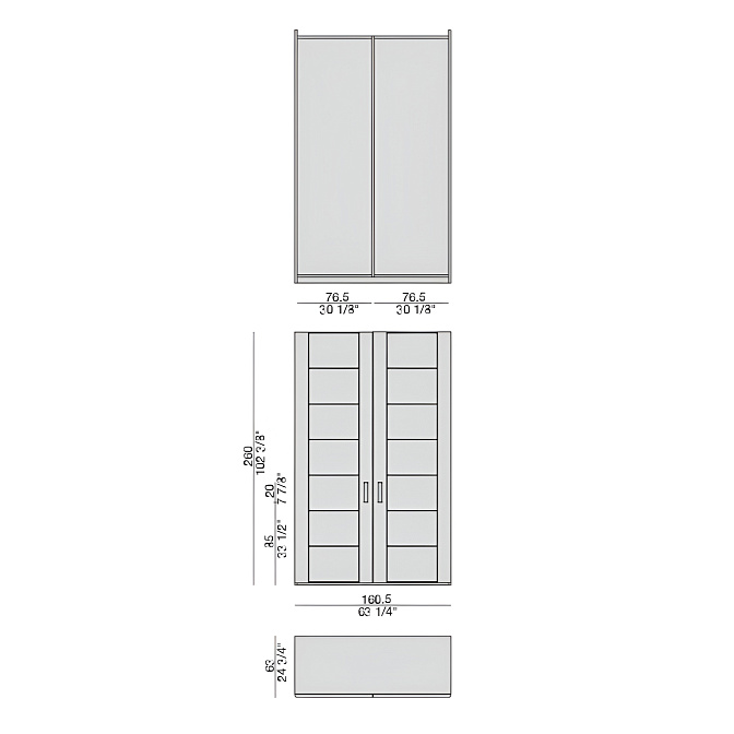 Шкаф Porada GLADKO - фото-5 | interior market