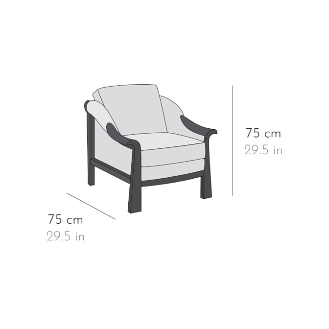 Кресло Pierre Chareau Fauteuil à crosses - фото-3 | interior market