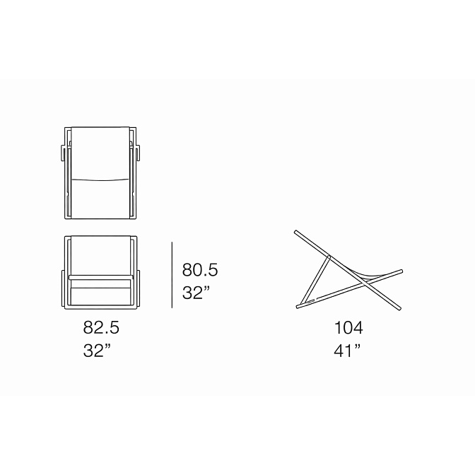 Уличный шезлонг Paola lenti Portofino - фото-5 | interior market