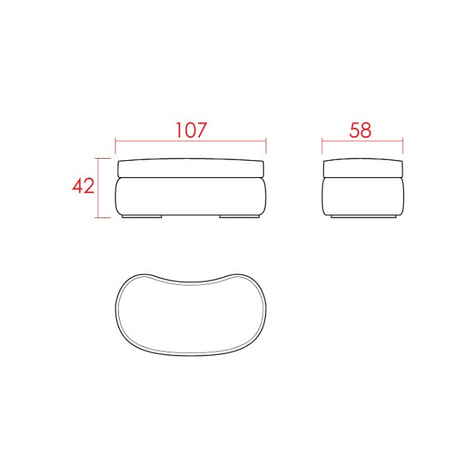 Пуф JNL Sunset Boulevard - фото-3 | interior market