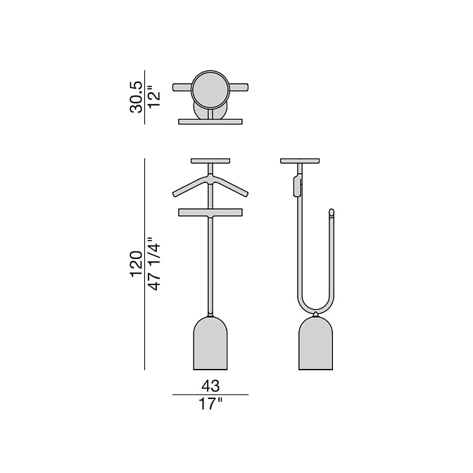 Вешалка Porada EKERO RACK - фото-4 | interior market