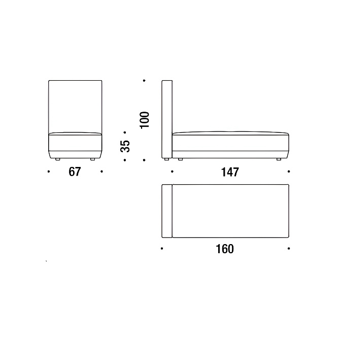 Модульный диван Moroso Bikini Island - фото-4 | interior market