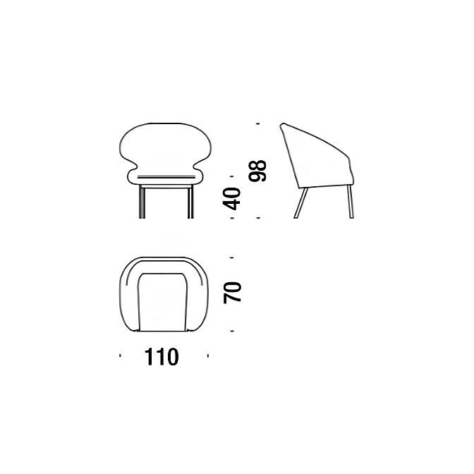 Кресло Moroso Doodle - фото-5 | interior market