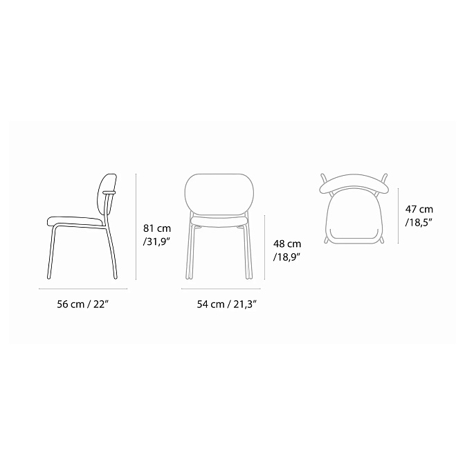 Обеденный стул Tonon Eli Chair 154.01 - фото-4 | interior market