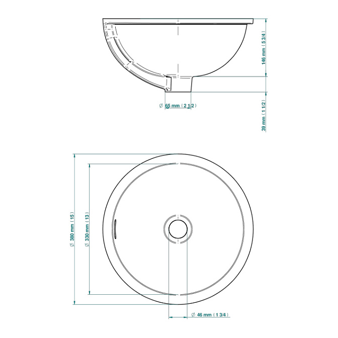 Раковина встраиваемая THG  - фото-4 | interior market