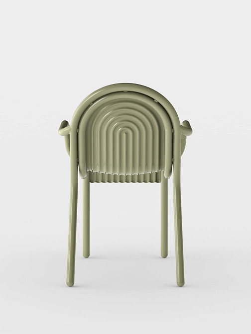 Стул для улицы Tom Dixon Groove Arm Chair - фото-4 | interior market