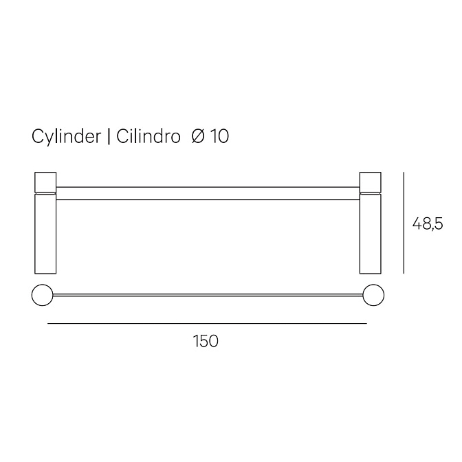 Потолочный светильник  Henge Tubular Horizontal - фото-5 | interior market