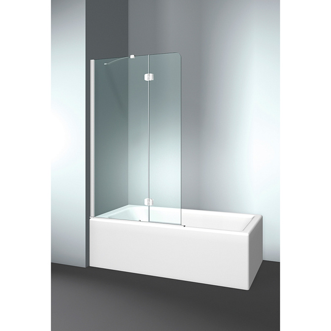 VismaraVetro VPV042106401500ST – Шторка на ванну PV 64х150Hсм, размер 100-102(60+40)см, SX (левая), - фото-1 | interior market