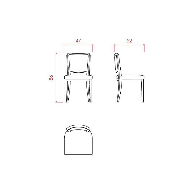 Обеденный стул JNL Carambole - фото-3 | interior market