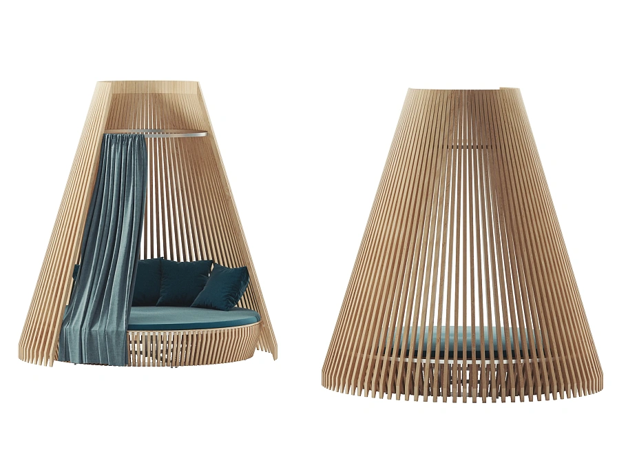 Кровать для улицы Ethimo Hut - фото-2 | interior market