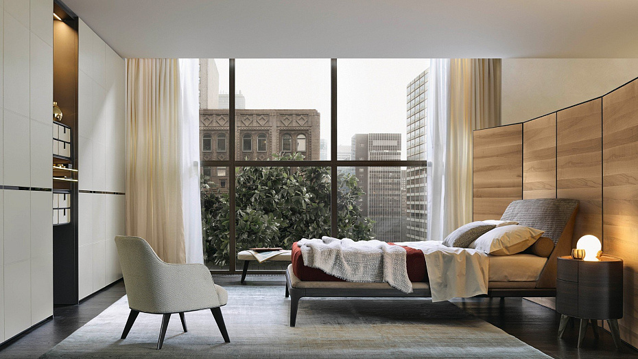 Кровать Poliform Kelly - фото-5 | interior market