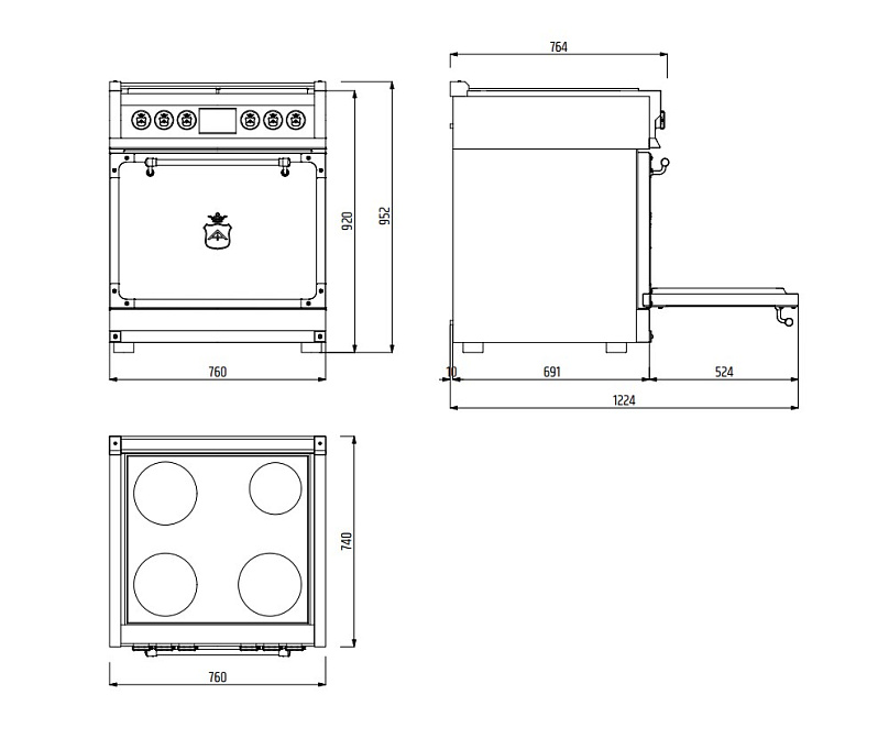 Варочная панель Gullo Fiorentina - фото-6 | interior market
