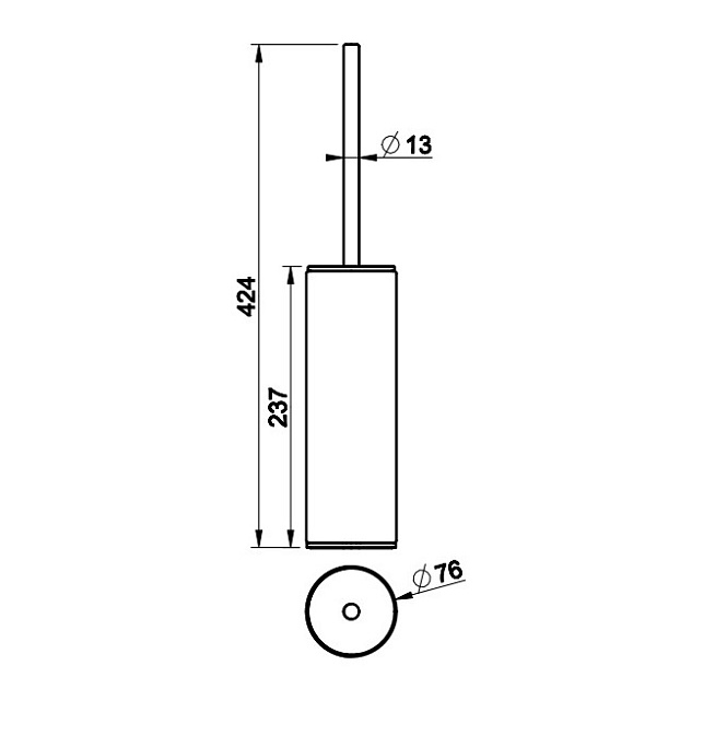Ершик туалетный Gessi GESSI 316 - фото-2 | interior market
