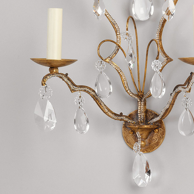 Бра Vaughan designs Nimes Beaded Wall Light - фото-4 | interior market
