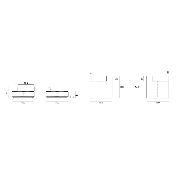 Диван Living Divani Metro² - фото-3 | interior market