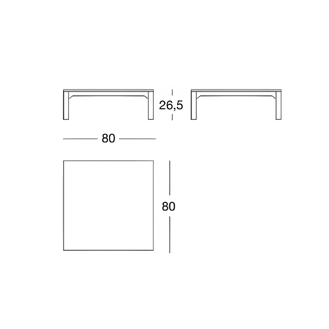 Стол для улицы Longhi Stadel - фото-3 | interior market