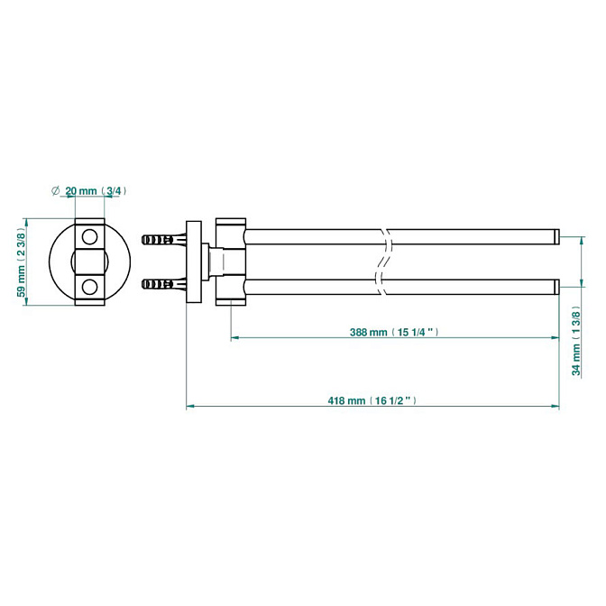 Держатель для полотенец THG ZOOM.7 - фото-2 | interior market