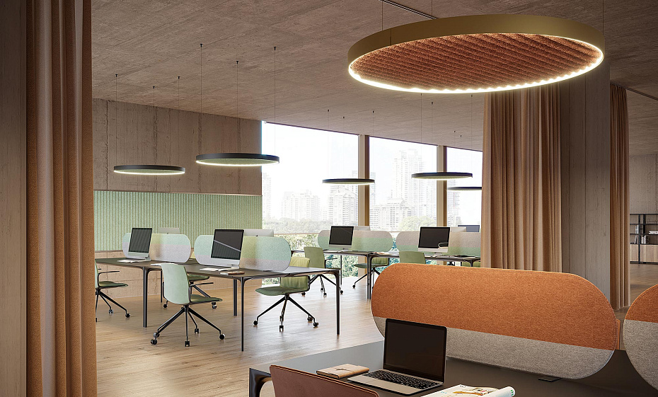 Потолочный светильник  Panzeri ARENA ACOUSTIC - фото-2 | interior market