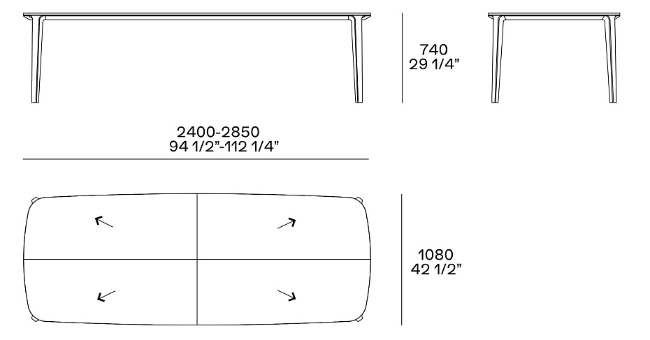 Обеденный стол Poliform Henry - фото-2 | interior market