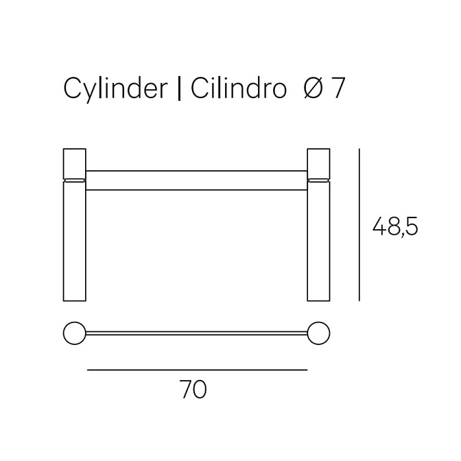 Потолочный светильник  Henge Tubular Horizontal - фото-6 | interior market