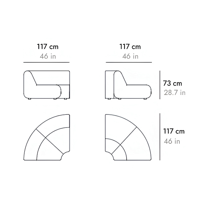 Модульный диван PUNT GIN - фото-5 | interior market