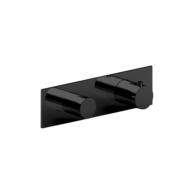Fantini # 8713G573B Термостат. встраив. смес-ль для душа, 3/4'' наружная часть черн. мат. - фото-1 | interior market