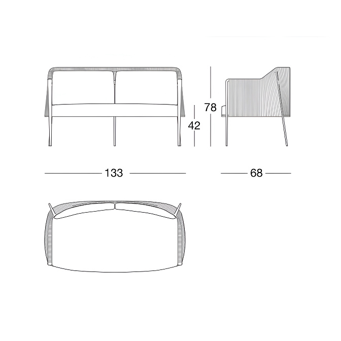 Диван для улицы Longhi Urban - фото-4 | interior market