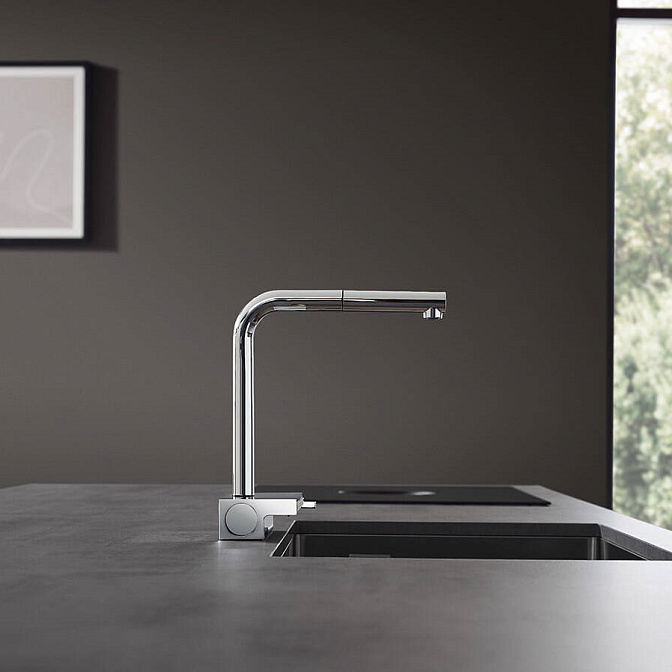 Смеситель для кухни HANSGROHE Aquno Select M81 - фото-2 | interior market