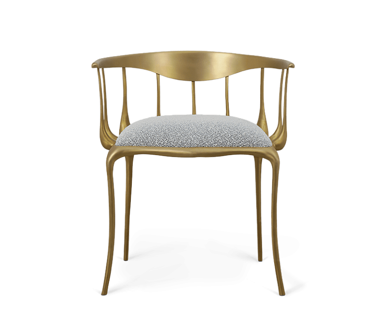 Обеденный стул Boca do Lobo Nº 11 Satin Chair - фото-3 | interior market