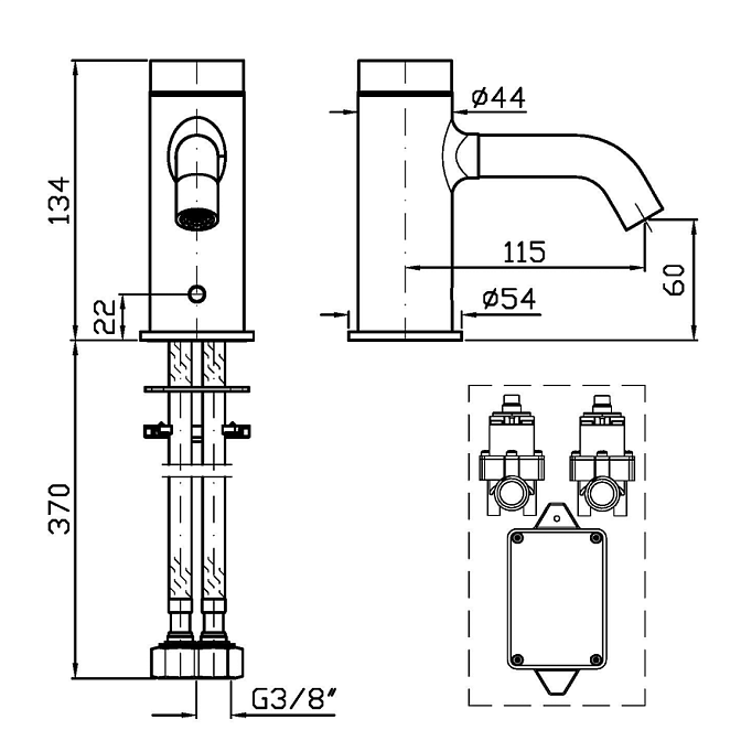 Смеситель для раковины Zucchetti  - фото-2 | interior market