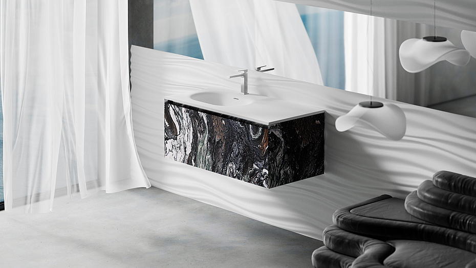 Раковина подвесная SALINI ONDA FLOW OVAL - фото-5 | interior market