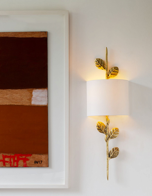 Бра Vaughan designs Leaf Wall Light, Brass - фото-2 | interior market