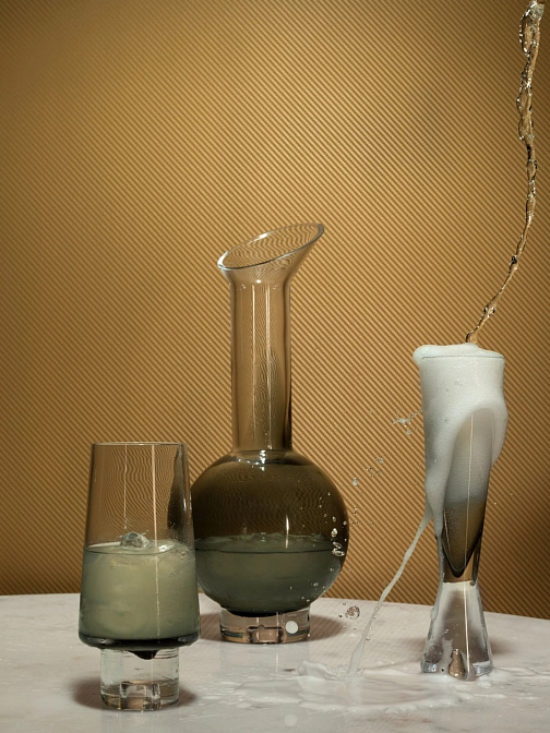 Набор высоких стаканов Tom Dixon Tank High Ball Glasses Set - фото-2 | interior market