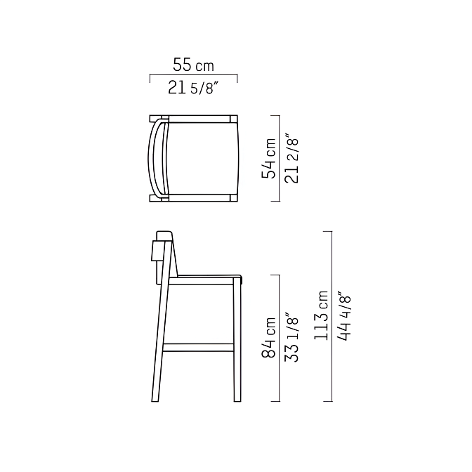 Барный стул Studio Piet Boon WIETSE - фото-6 | interior market
