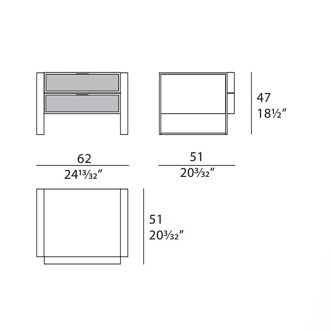 Прикроватная тумба с подносом Turri Joel - фото-7 | interior market