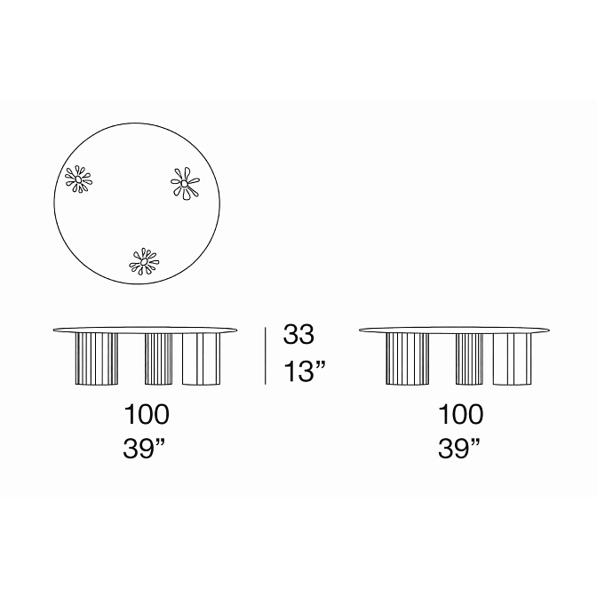 Журнальный столик Paola lenti Primula - фото-3 | interior market