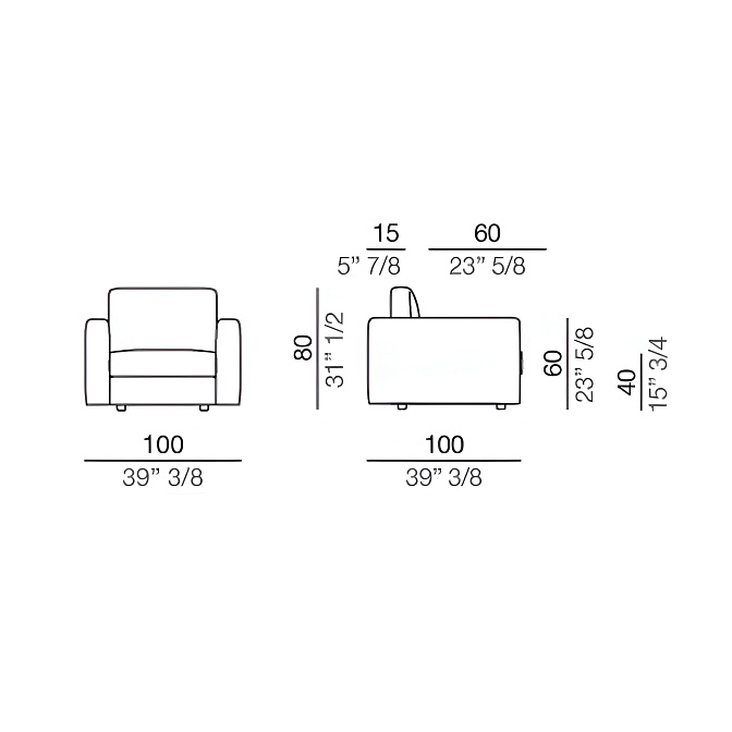 Кресло Mussi MODENA - фото-3 | interior market