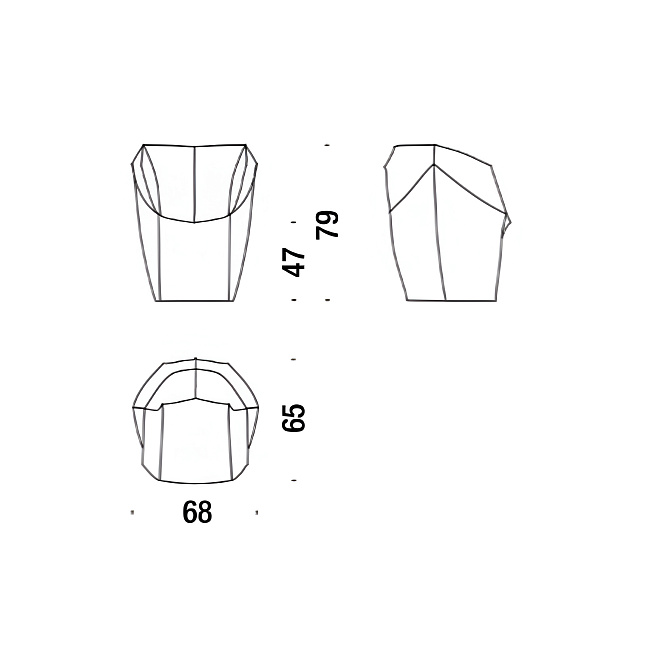 Кресло Moroso M.a.s.s.a.s. - фото-2 | interior market
