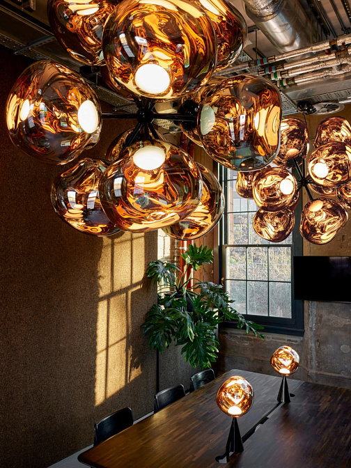 Настольная лампа Tom Dixon Melt Cone Fat Table Light - фото-3 | interior market