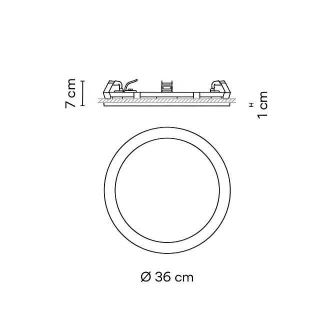 Потолочный светильник  Vibia Circle - фото-3 | interior market