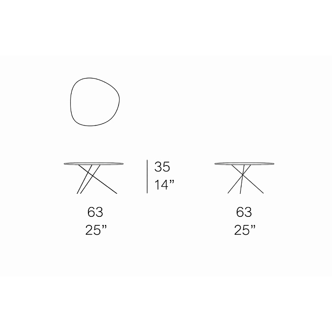 Журнальный столик Paola lenti Lever - фото-5 | interior market