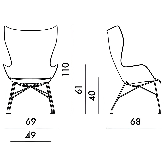 Обеденный стул Kartell K/Wood - фото-3 | interior market