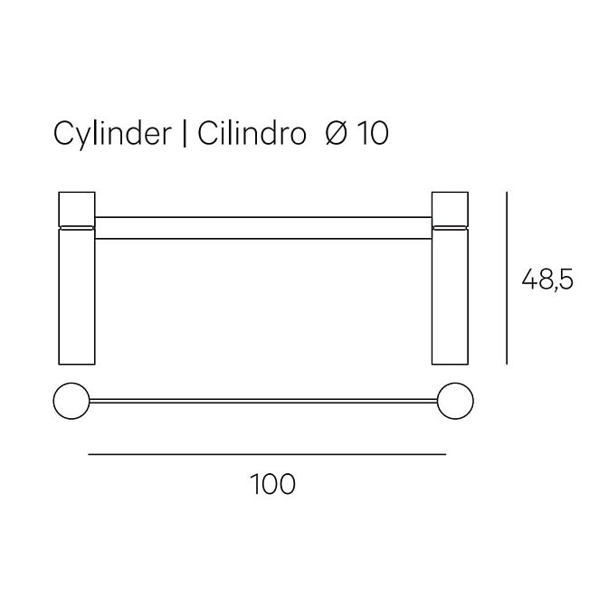 Потолочный светильник  Henge Tubular Horizontal - фото-6 | interior market