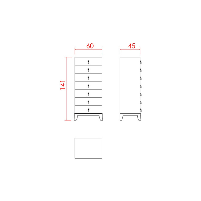 Комод JNL Weeks - фото-3 | interior market