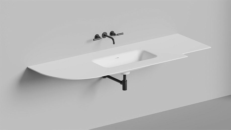 Раковина подвесная SALINI ONDA FLOW ROUND 72 - фото-6 | interior market