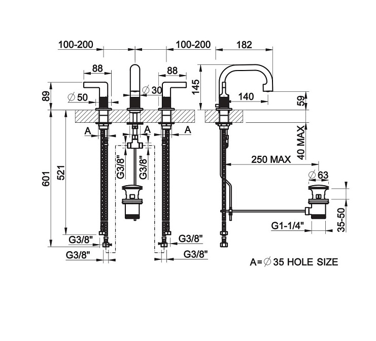 Смеситель для раковины Gessi INCISO - фото-2 | interior market