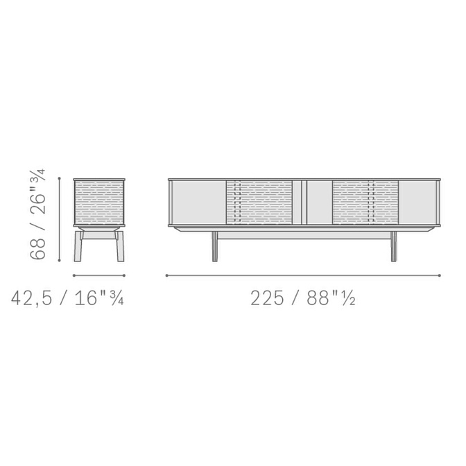 Комод Poltrona frau Lloyd Tex - фото-4 | interior market
