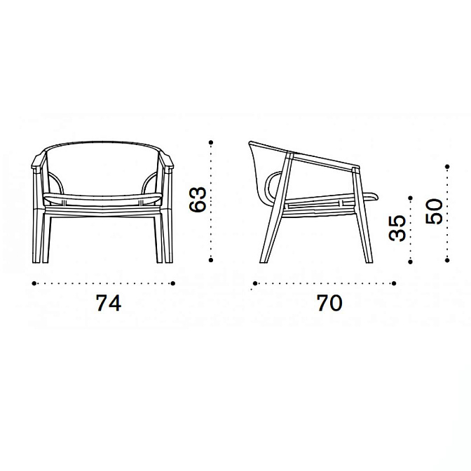 Кресло для улицы Ethimo Knit - фото-3 | interior market