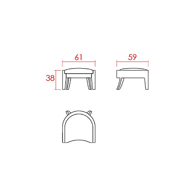 Табурет JNL Bugatti - фото-4 | interior market